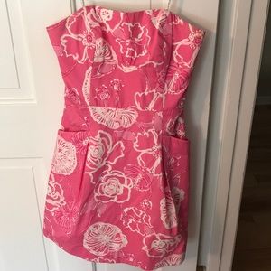 Lilly Pulitzer strapless dress